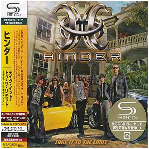 Hinder Take It To The Limit CD+DVD Japan Jewel Case SHM - UICU-9065