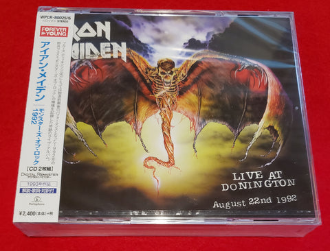 Iron Maiden - Live At Donington 1992 - Japan - WPCR-80025/6 - 2 CD