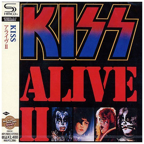 Kiss - Alive II - Japan Jewel Case SHM - UICY-25024/5 - 2 CD