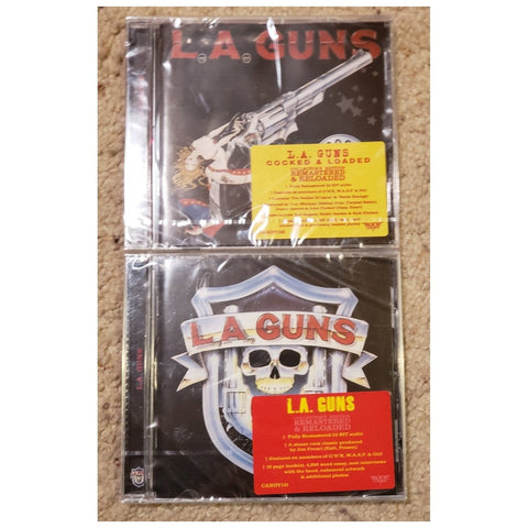 LA Guns Rock Candy Remastered Edition - 2 CD Bundle