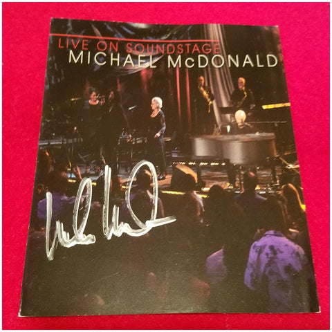 Michael McDonald - Live On Soundstage - CD+DVD with additional Autographed Front Insert - JAMMIN Recordings