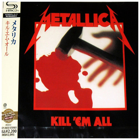 Metallica Kill'em All Japan Jewel Case SHM UICY-20222 - CD