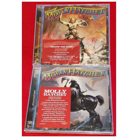 Molly Hatchet 2 CD Rock Candy Remastered Edition - Bundle