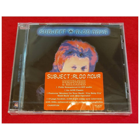 Aldo Nova Subject Rock Candy Remastered Edition - CD