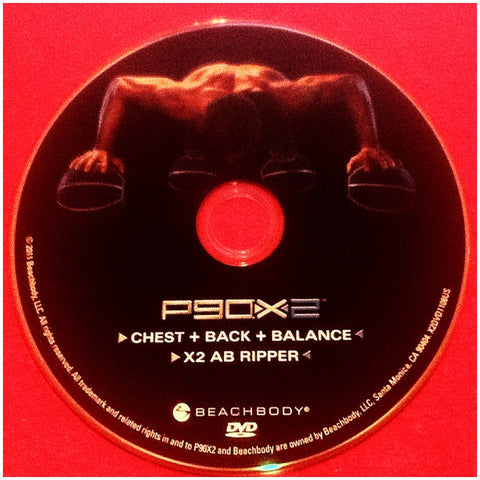 P90X2 Chest+Back+Balance & X2 Ab Ripper - DVD