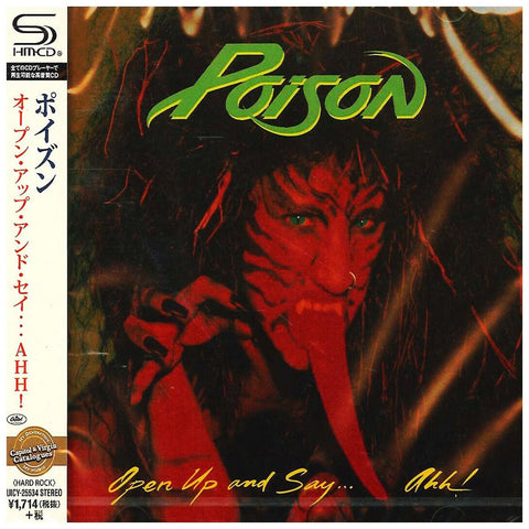 Poison Open Up And Say ... Ahh! Japan Jewel Case SHM UICY-25534 - CD