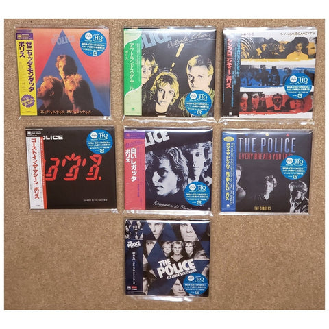 The Police 7 Japan Mini LP MQA UHQCD CD - Bundle