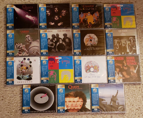 Queen - Complete 15 Disc - 2021 Japan Jewel Case SHM Deluxe Edition Set