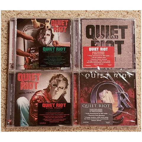 Quiet Riot Rock Candy Remastered Edition - 4 CD Bundle