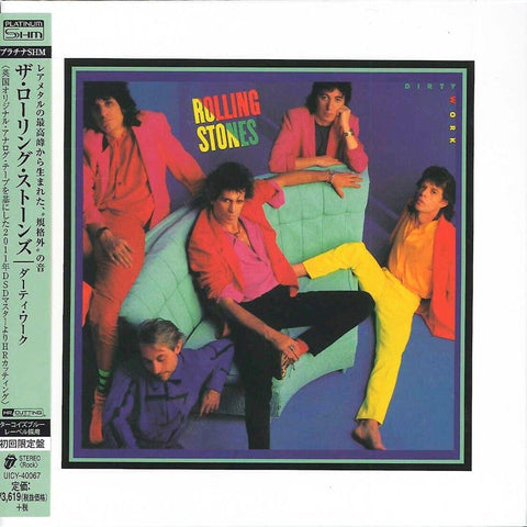 The Rolling Stones Dirty Work Japan Platinum SHM UICY-40067 - CD