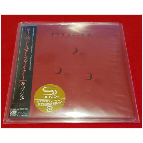 Rush Hold Your Fire Japan Mini LP SHM CD - WRCR-13483