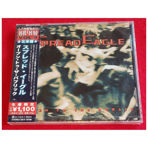 Spread Eagle Open To The Public Japan CD - UICY-79798