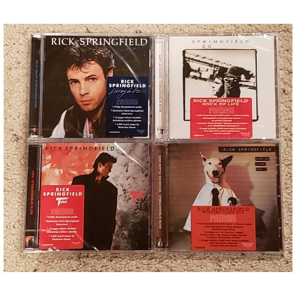 Rick Springfield - Rock Candy Remastered Edition - 4 CD Bundle