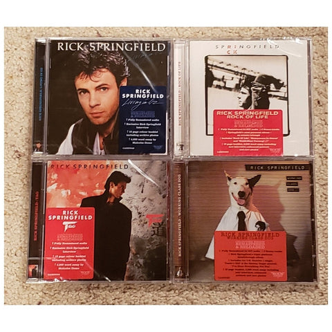 Rick Springfield Rock Candy Remastered Edition - 4 CD Bundle