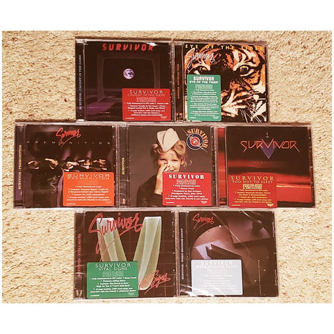 Survivor Rock Candy Remastered Edition - 7 CD Bundle