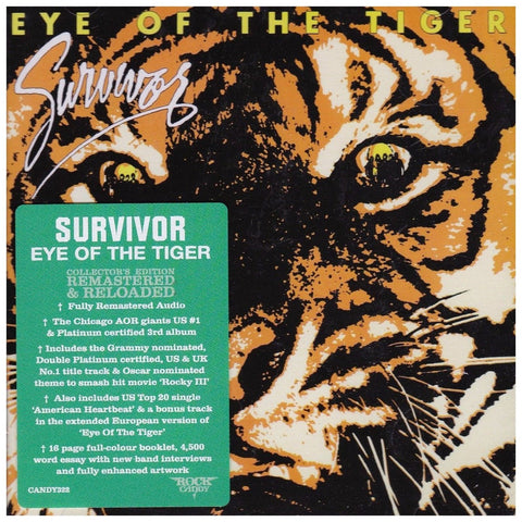 Survivor Eye Of The Tiger + 1 - Rock Candy Remastered CD