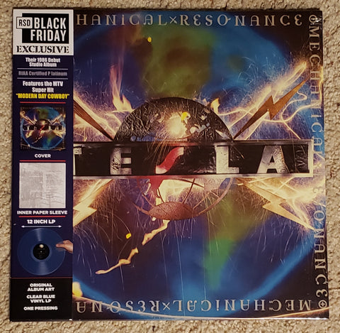 Tesla - Mechanical Resonance - Blue Vinyl - 2021 Record Store Day LP