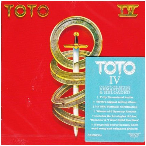 Toto IV Rock Candy Remastered Edition - CD