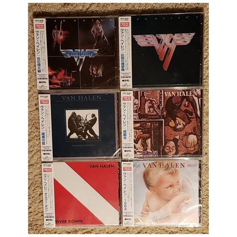 Van Halen 6 Japan CD 2016 Forever Young Series Bundle - David Lee Roth ERA