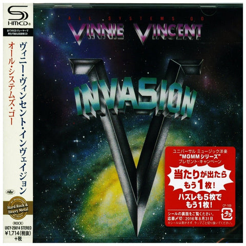 Vinnie Vincent Invasion - All Systems Go - Japan Jewel Case SHM - UICY-25614 - CD - JAMMIN Recordings