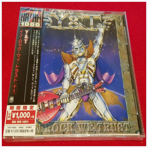 Y&T - In Rock We Trust - Japan Jewel Case CD - UICY-78624 - JAMMIN Recordings