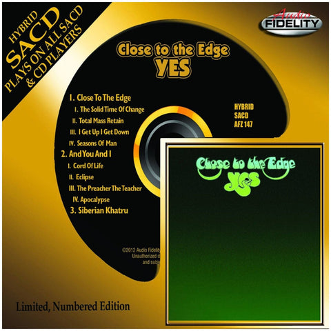 Yes - Close to The Edge - Hybrid SACD - JAMMIN Recordings